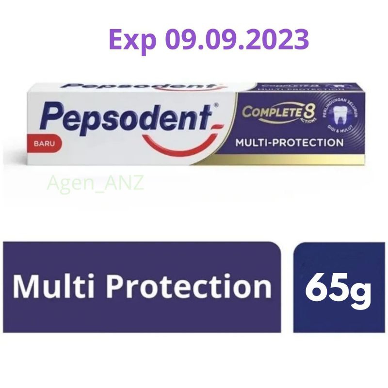 Pepsodent Complete 8 Multi-protection 65g untuk gigi sensitif masalah gusi karang gigi bau mulut