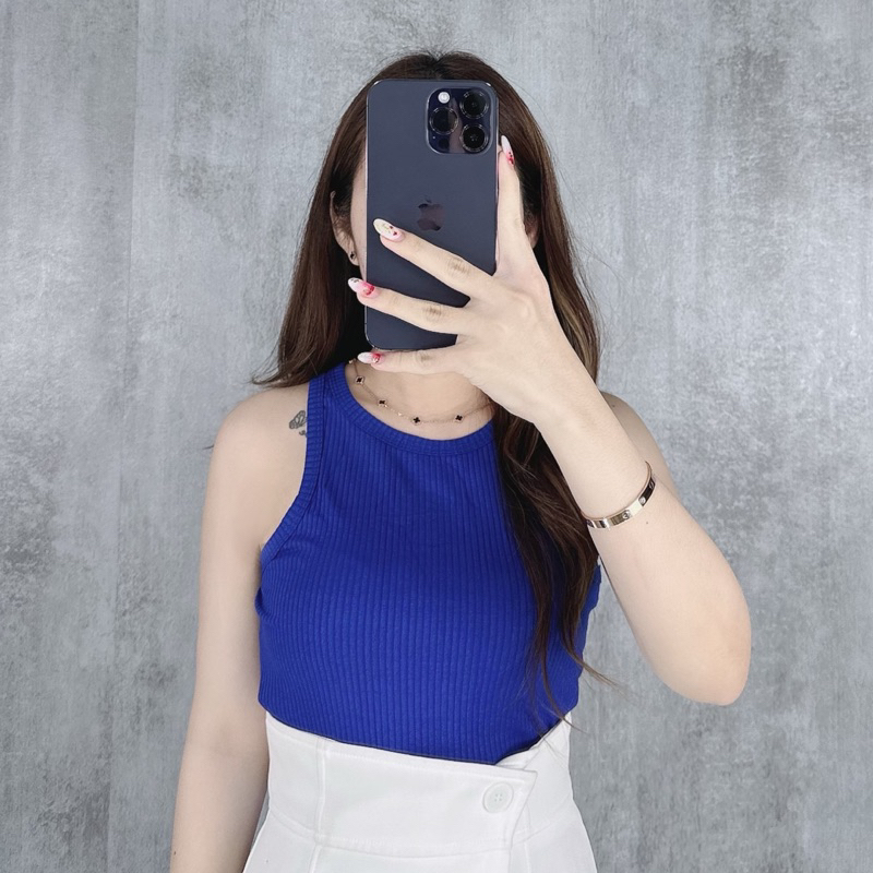 Tanktop Rib basic | Atasan tanktop korea