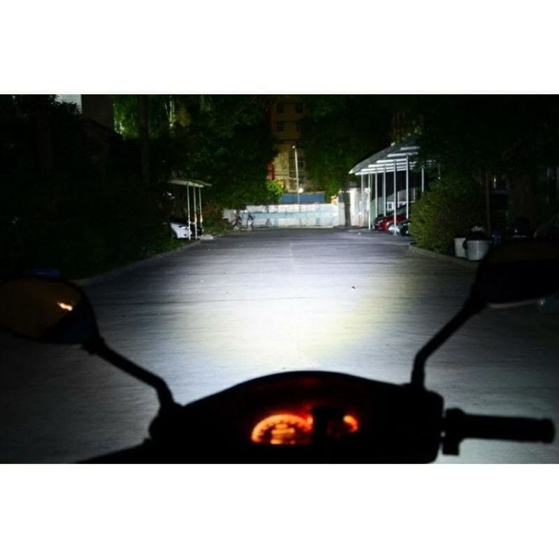 lampu depan motor bebek matic / lampu xenon H6 AC DC 2 sisi