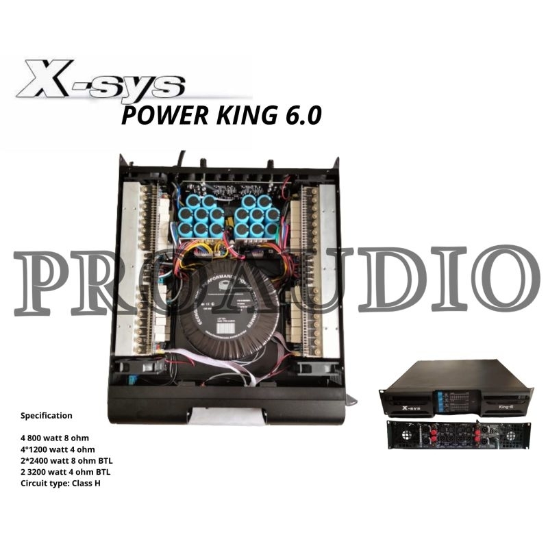 Power X-sys X sys Xsys 4 Channel Power King 6 King6 King 6.0 Original
