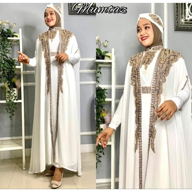 original kaftan Maharatu pelangi jaya / kaftan lebaran / kaftan pesta / kaftan jumbo / kaftan ceruty