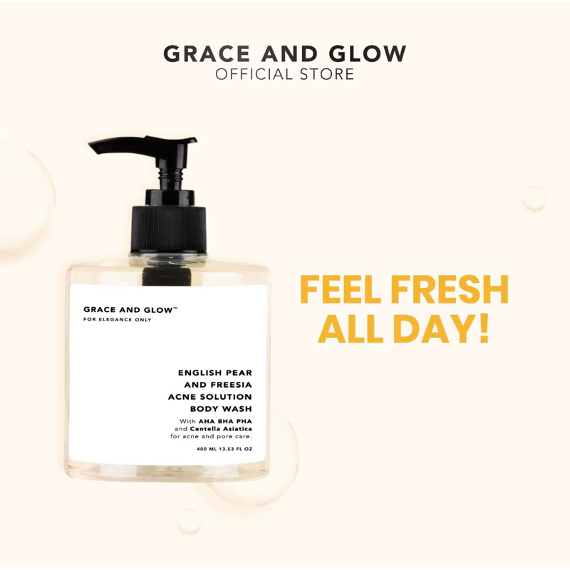 Grace &amp; Glow english pear body wash