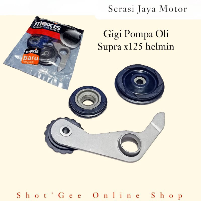 GIGI POMPA OLI SUPRA X125 HELMIN / GIGI POMPA ROL KETENG SUPRA X 125 HELM IN