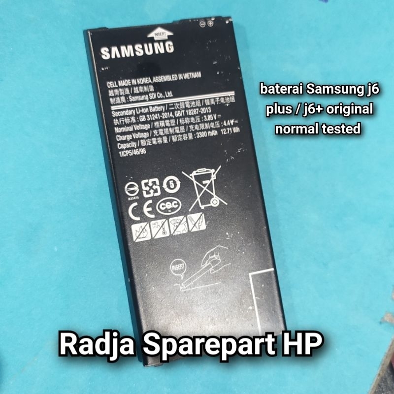 Baterai Samsung j6 plus / J4 plus / j7 prime original