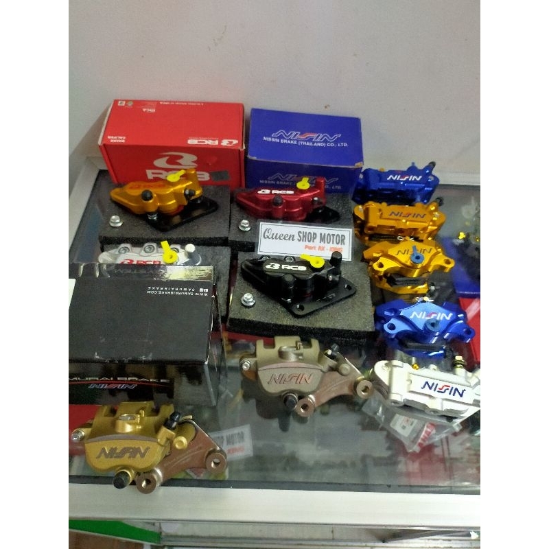 KALIPER RCB NISSIN SAMURAI NISIN 4 PISTON NISSIN 2 PISTON PNP RX KING