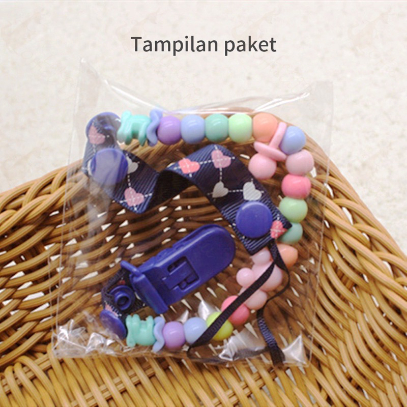 Pacifier clip WARNA WARNI bayi Tali empeng anak BPA Free