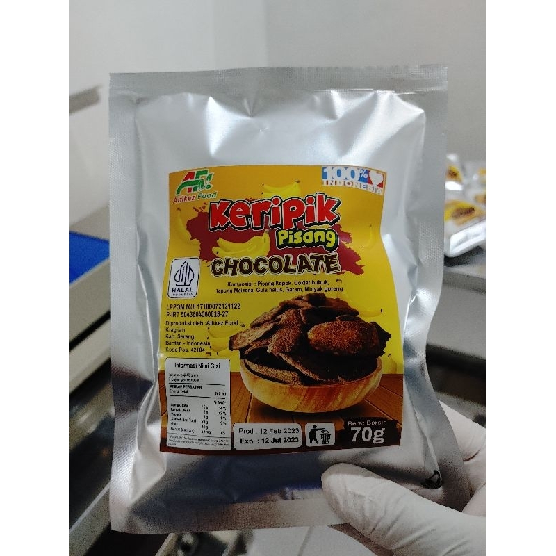 

keripik pisang coklat