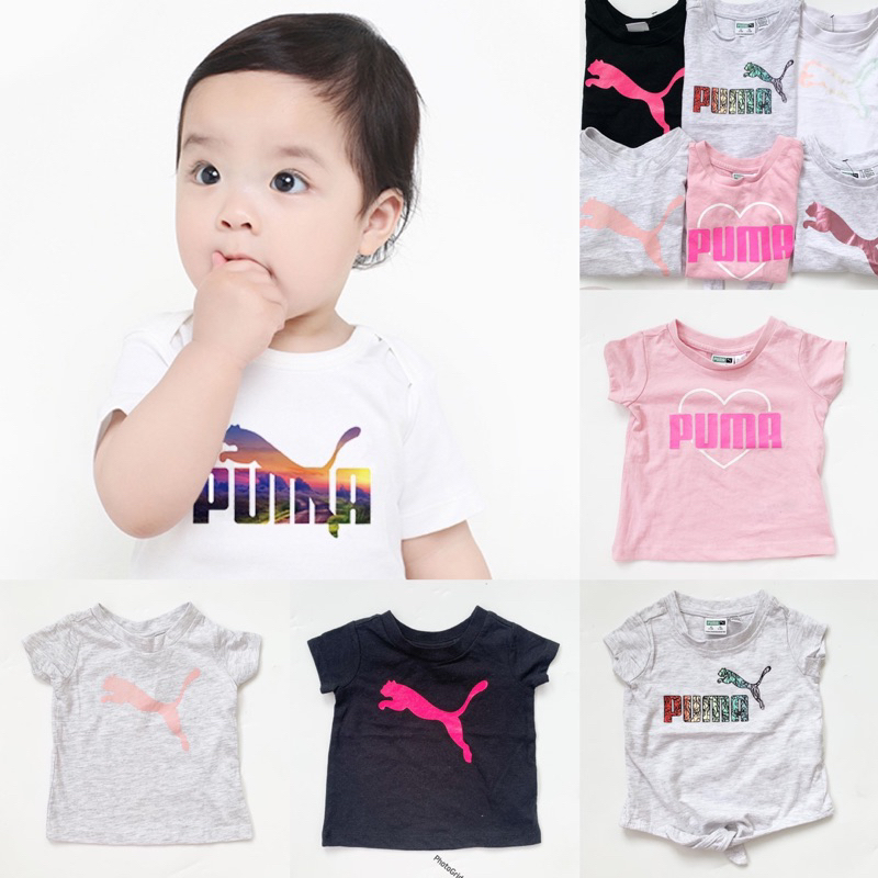 Kaos anak perempuan bayi Puma baby original Carter’s short sleeve top girl