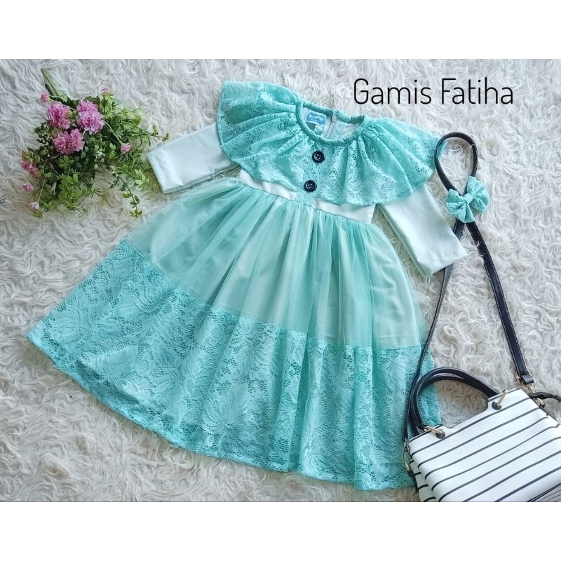 Gamis Fatiha Anak Unik/Busana Muslim Anak/Gamis Anak