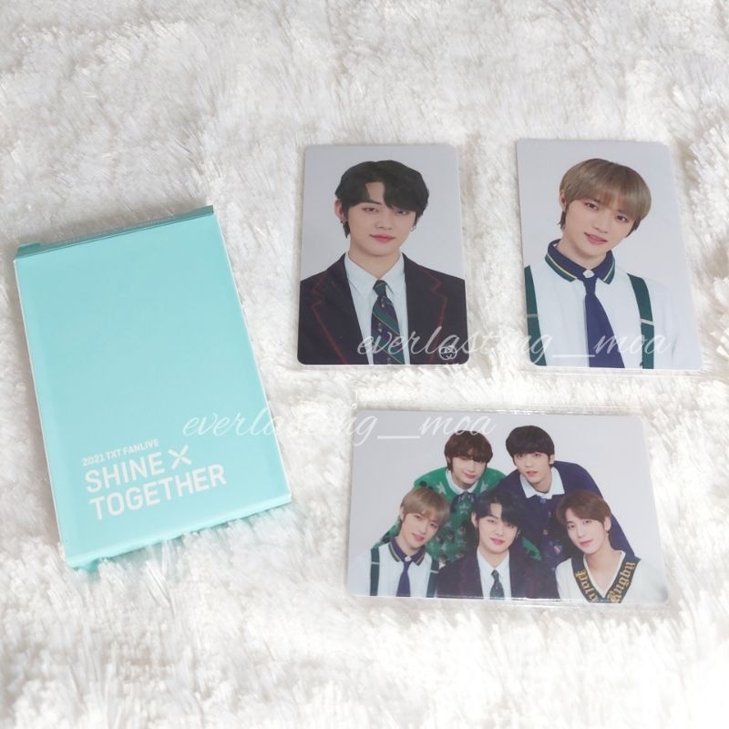 READY STOCK CARD TICKET TXT FANLIVE SHINE X TOGETHER