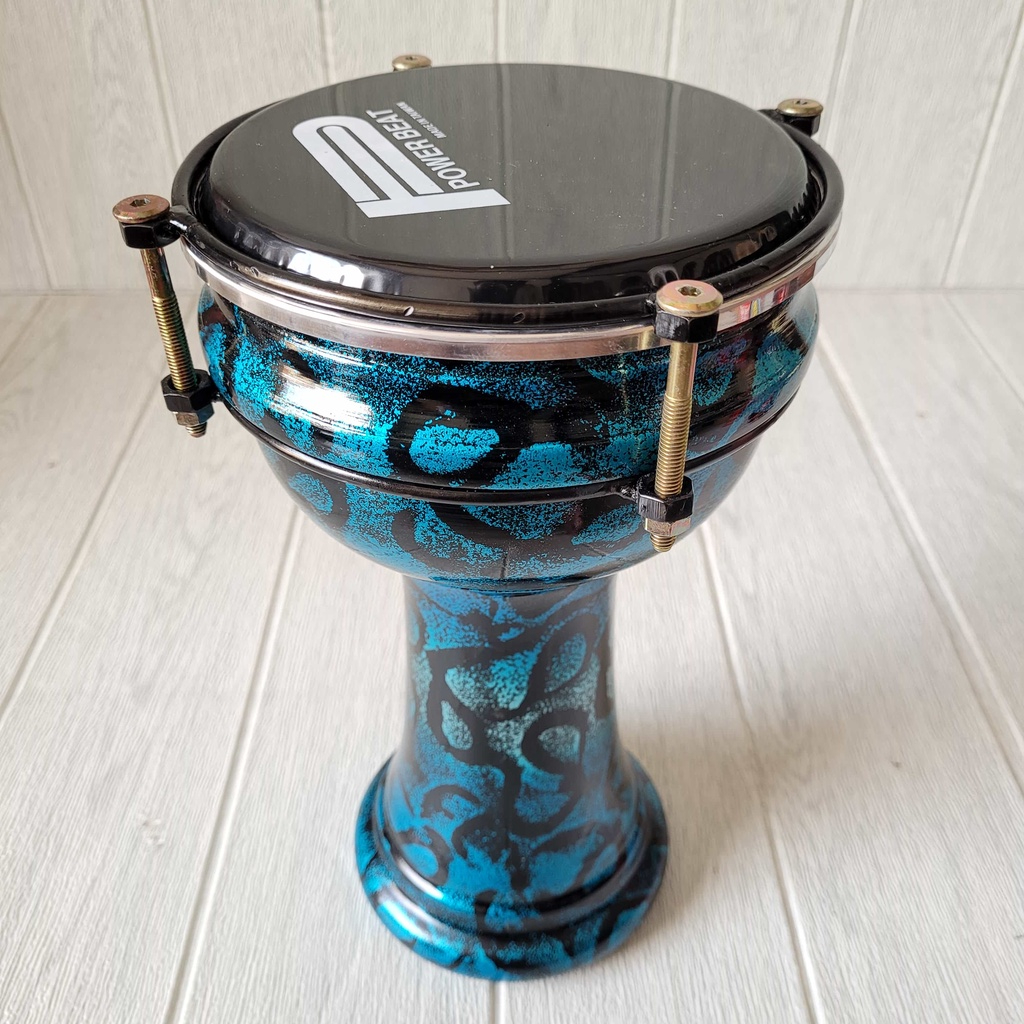 Calti Darbuka Dumbuk Anak Motif Abstrak Biru Ukuran 6 inch Termurah Kualitas Terbaik