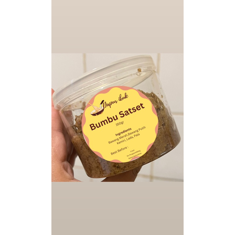 

Bumbu Satset Bumbu masak serba guna
