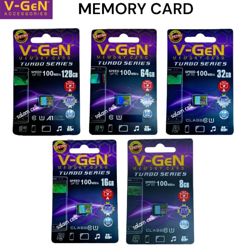 Memory Card MMC V-GEN Class 10 Original Sd Card Vgen Garansi Resmi