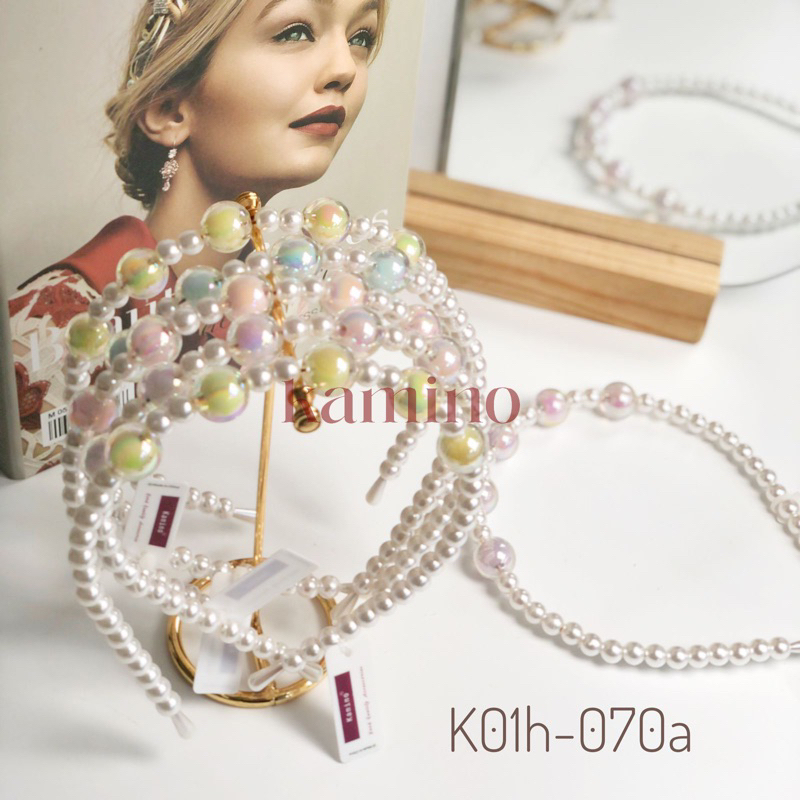 Bando Mutiara Korea / Korean Hair Band Head Pearl Pearls Cantik Bando Pesat