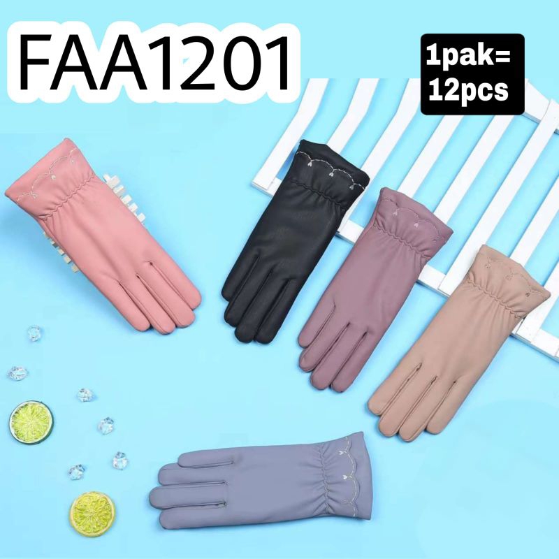 sarung tangan wanita touch screen fashion tebal FAA1201