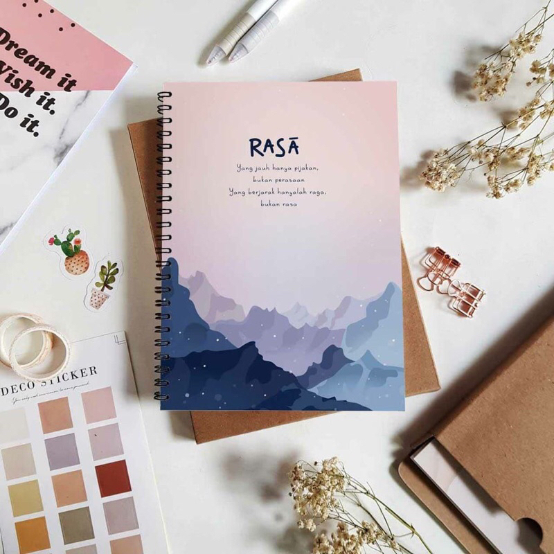 

BUKU KECIL I BUKU CATATAN A5 ISI 50 100 HALAMAN NOTEBOOK SPIRAL MINI ESTETIK