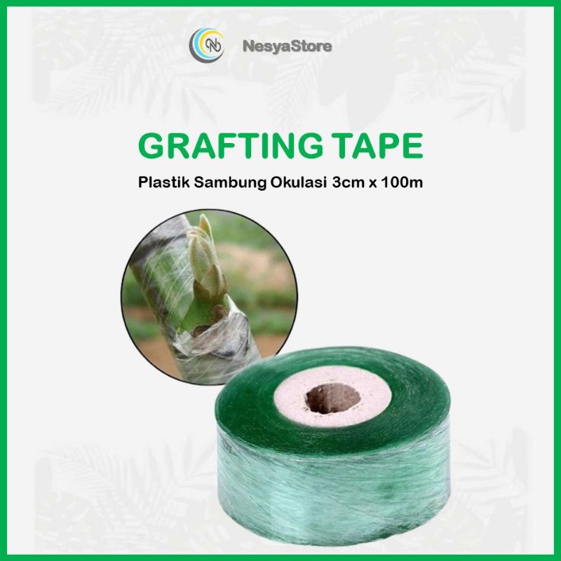 Grafting Tape 3cm x 100 meter Okulasi Cangkok Sambung Pucuk - Grafting Tape