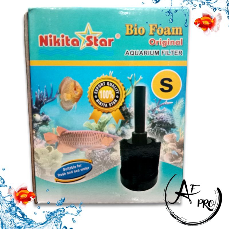 Media Filter mini filter Aquarium Aquascpe NIKITA STAR BIO FOAM / BIO SPONGE SIZE S