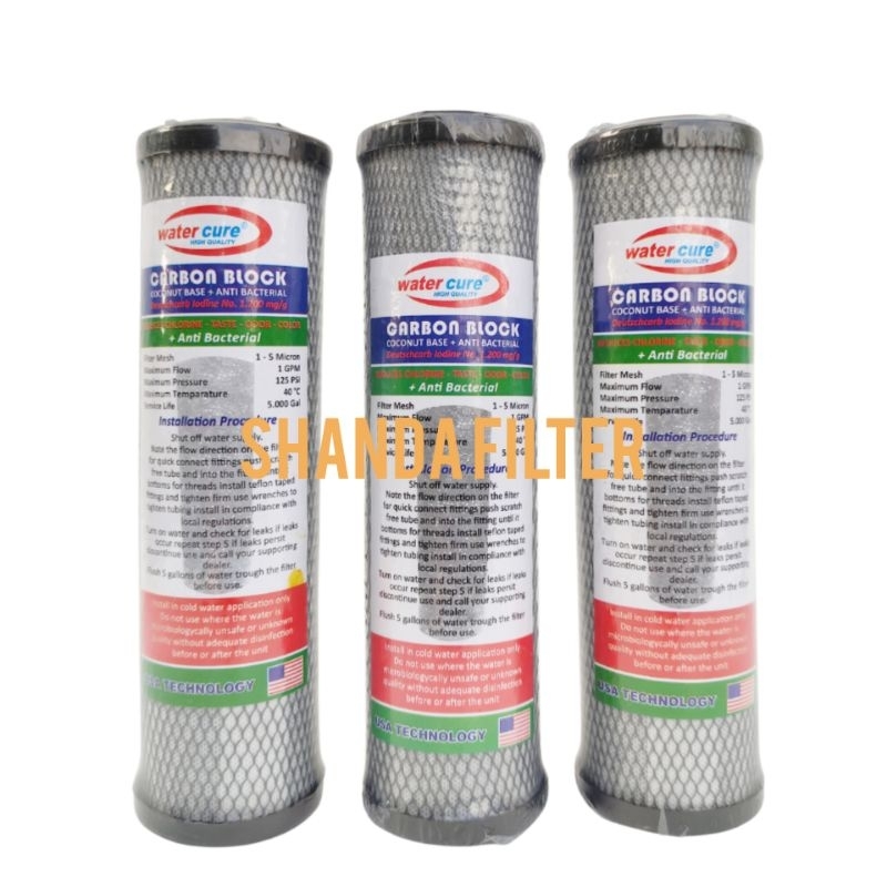 Jual Filter Air CTO 10 Inch Anti Bacterial / Cartridge Filter Air