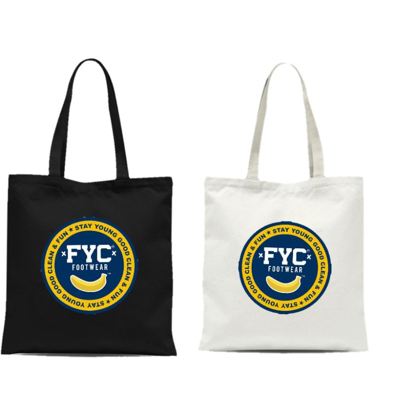 TOTEBAG KANVAS RESLETING FYC /TOTEBAG WANITA /TOTEBAG TAS SEKOLAH MURAH