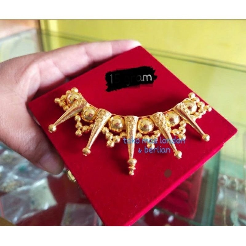 Konde/Tusuk sanggul Emas London LM 24K Kadar 99,99%