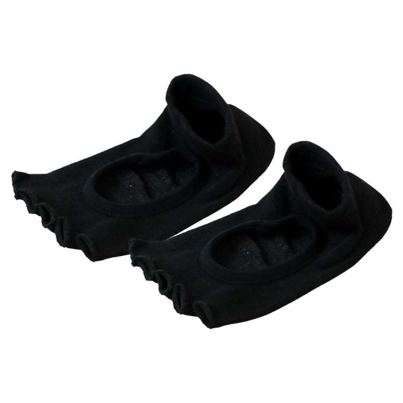 Hengju Kaos Kaki Khusus Yoga Anti Slip - N1505 Black Socks Hitam