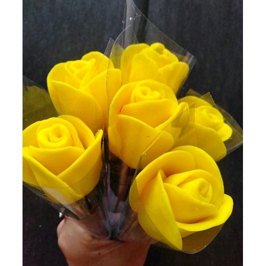BUNGA'S-bunga tulip kuning sabun wangi handmade