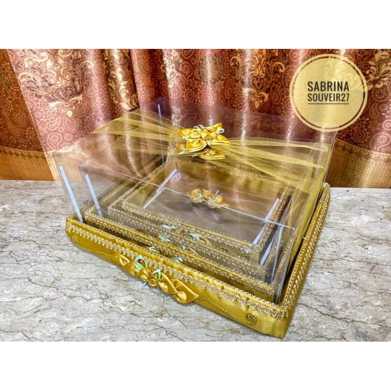 

Box tempat seserahan mewah 1 set isi 4pcs & 5pcs termurah