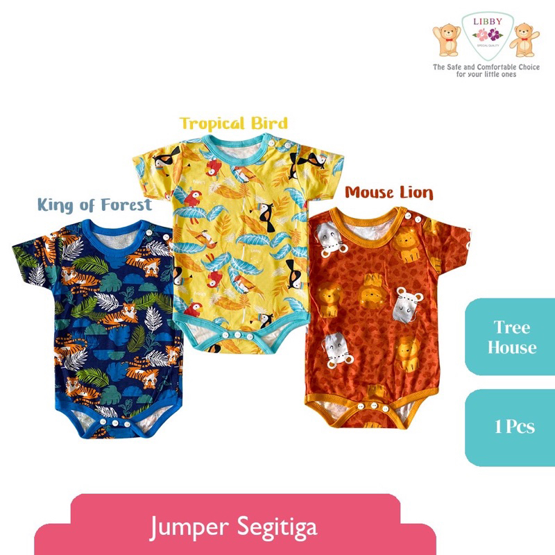 Jumper Segitiga Kodok Segitiga Miyo/ Libby Newborn 0-3M