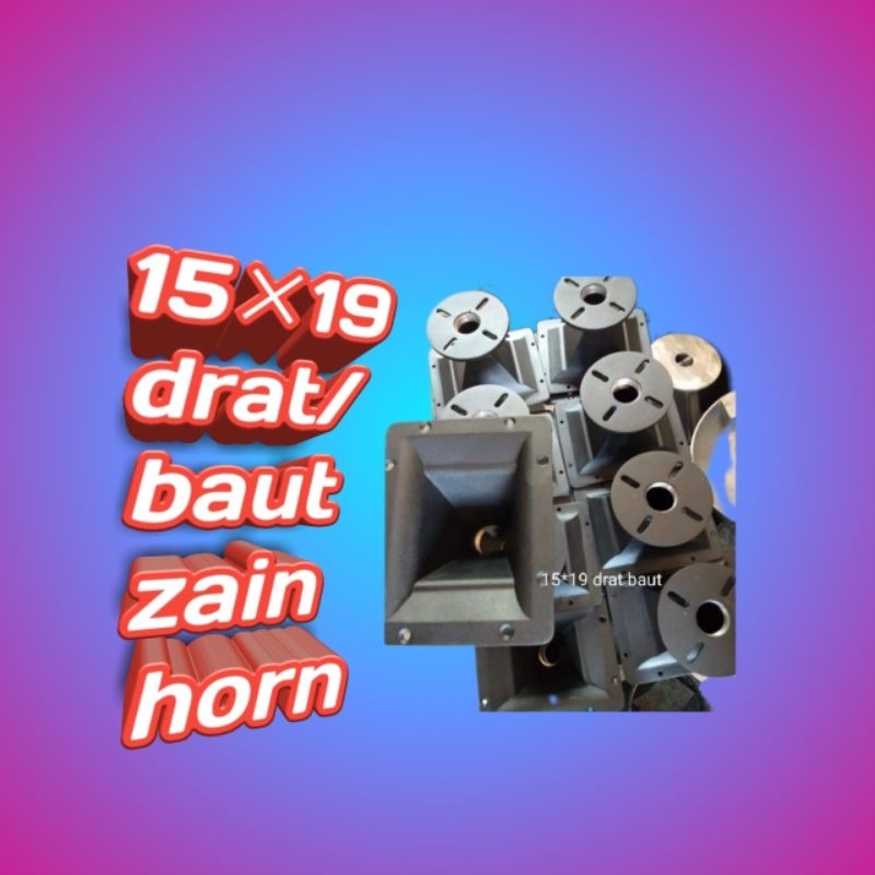 HORN TWITER 15 × 19 drat & baut bahan aluminium diral