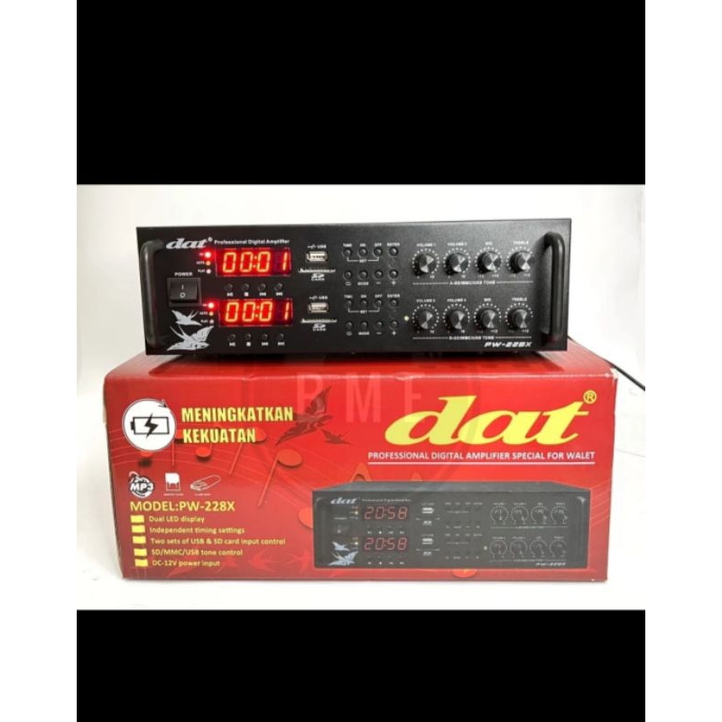 Tape walet DAT PW 228x ampli walet