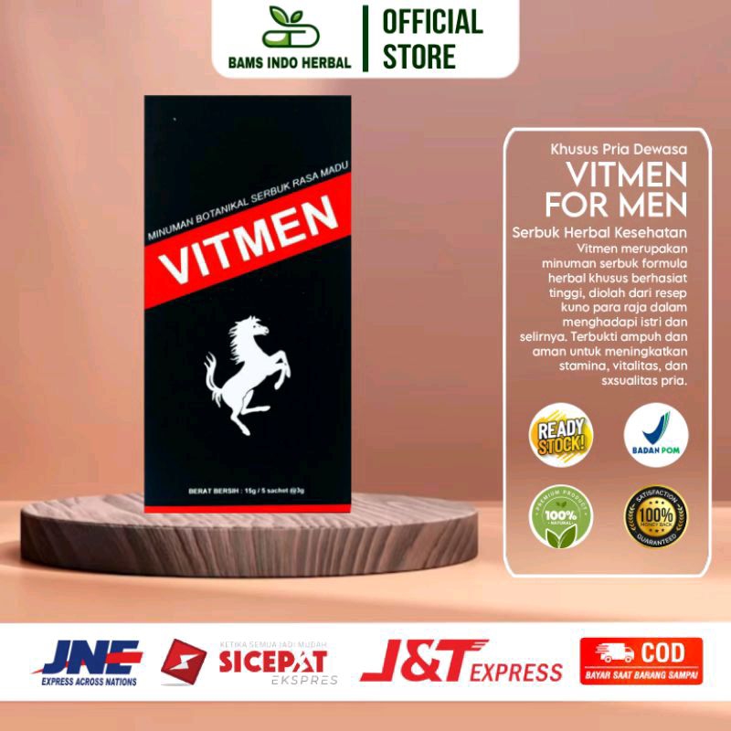 VITMEN ISI 5 | VITMEN ASLI ORIGINAL | OBAT KUATT TAHAN LAMA | MENGATASI ED