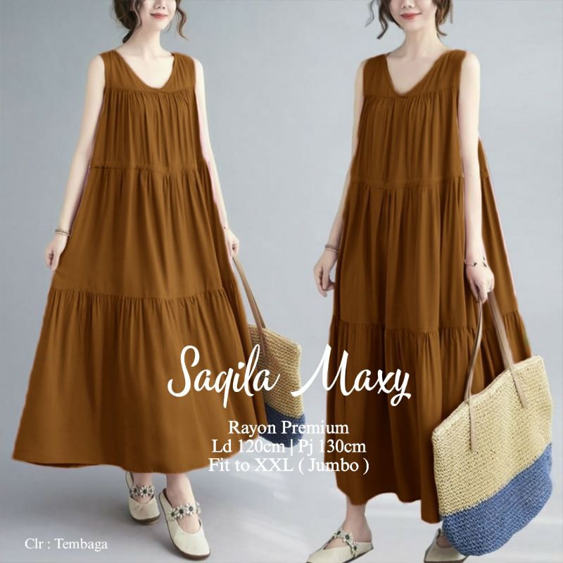 SAQILA MAXY DRES WANITA TERBARU