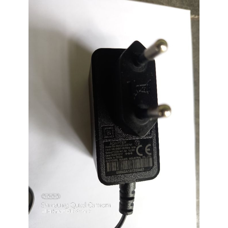 Adaptor 12 Volt 1 Amper Untuk STB dan Lainnya