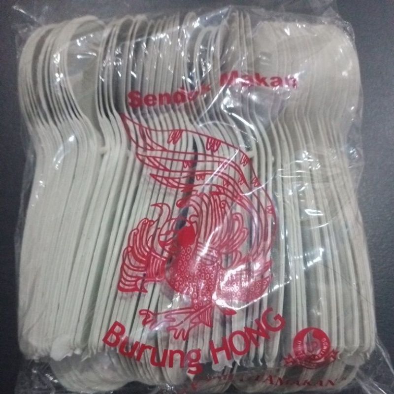Sendok Makan Plastik panjang HONG