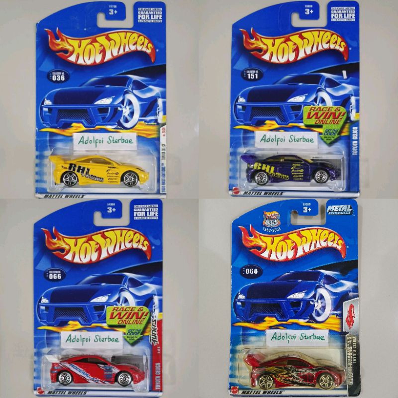 hotwheels hot wheels toyota celica rhl man turbo soto tires weise modern tuners sanders 2001 first e