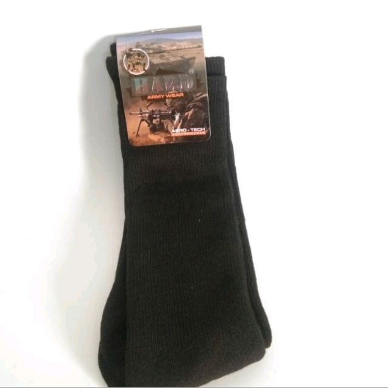 kaos kaki pdl/panjang hitam polos dan loreng brimob