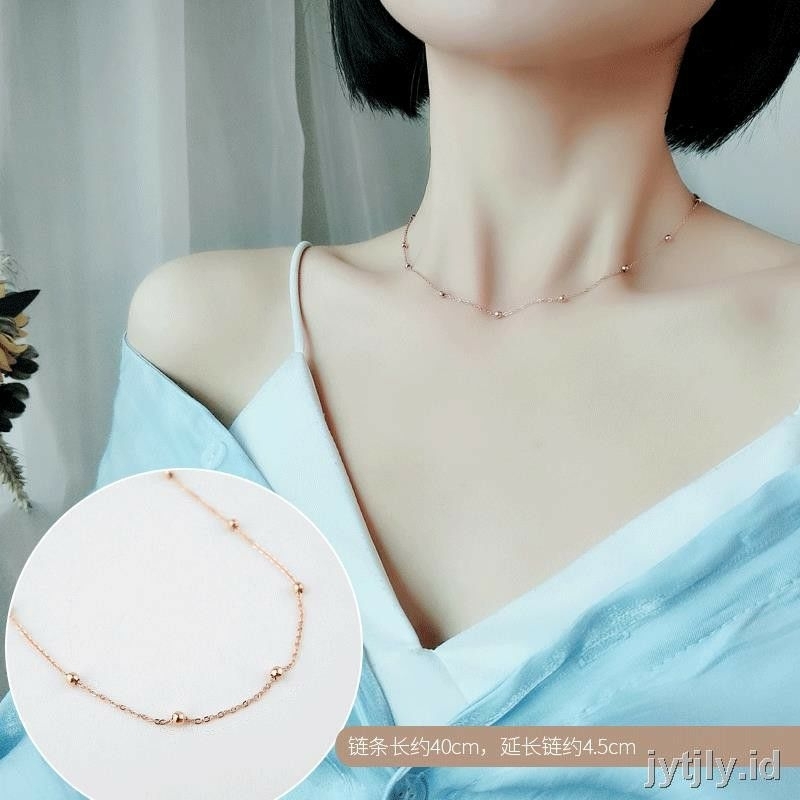 Kalung Cantik Belicia Anti Karat Ada Box -Collin Shop