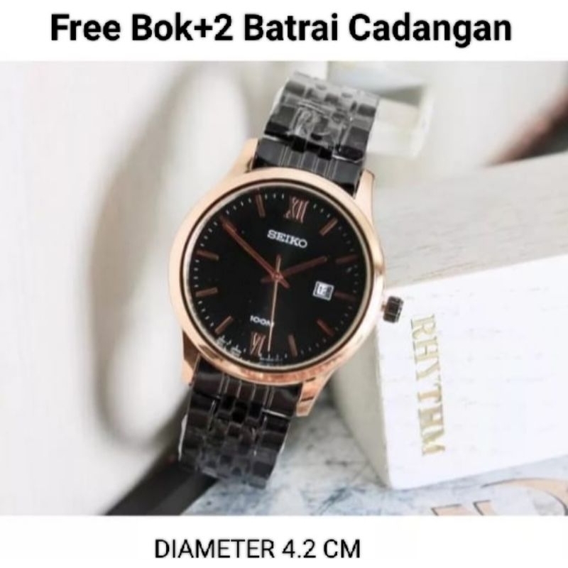 Jam Tangan Pria Stainless Tanggal Aktif | Fhasion Cowok Anti air Free Bok