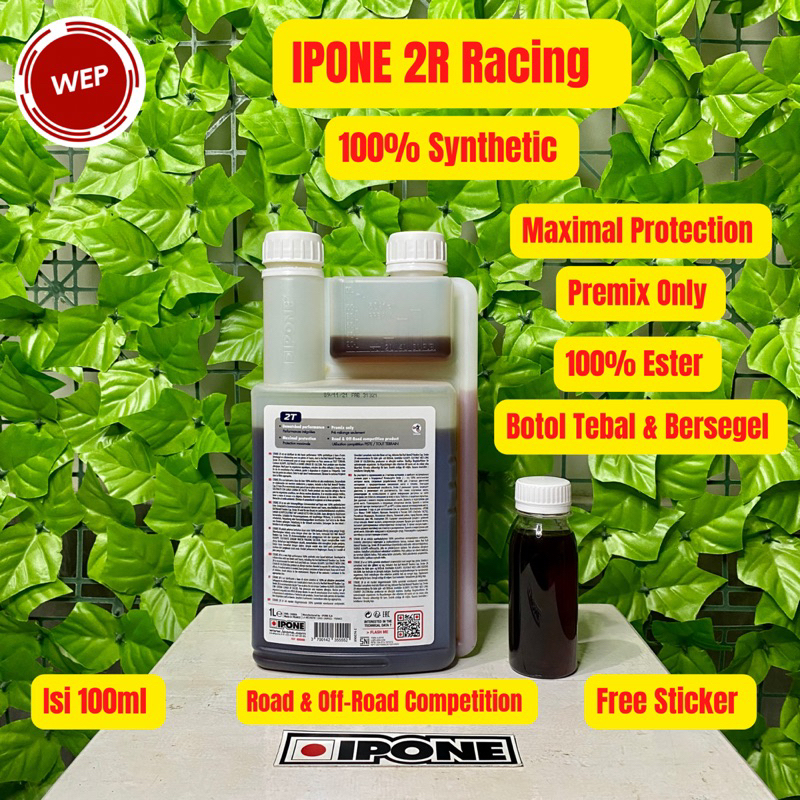 Oli Samping Ipone 2R Stroke Racing Repack 100ml Oli 2tak Racing Repack 100ml Ipone 2R Original