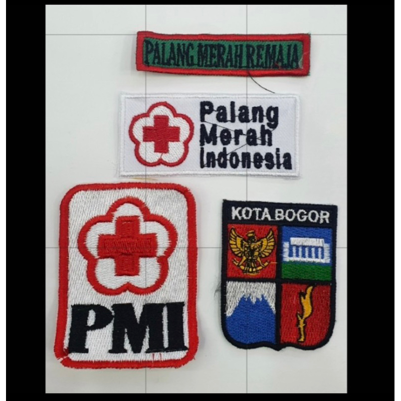 Atribut PMR PMI Palang Merah Remaja Indonesia Kota Bogor SD SMP SMA Seragam Sekolah FAJAR