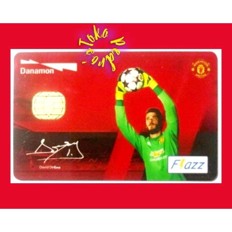 Flazz BCA Manchester United (MU) Edition - David De Gea - ORI /Like eTOLL eMONEY Tapcash or Brizzi