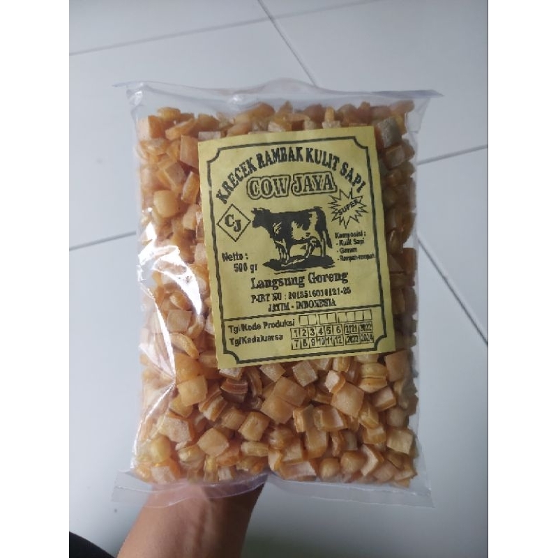 

KRECEK / KERUPUK RAMBAK KERIKIL 500 gram