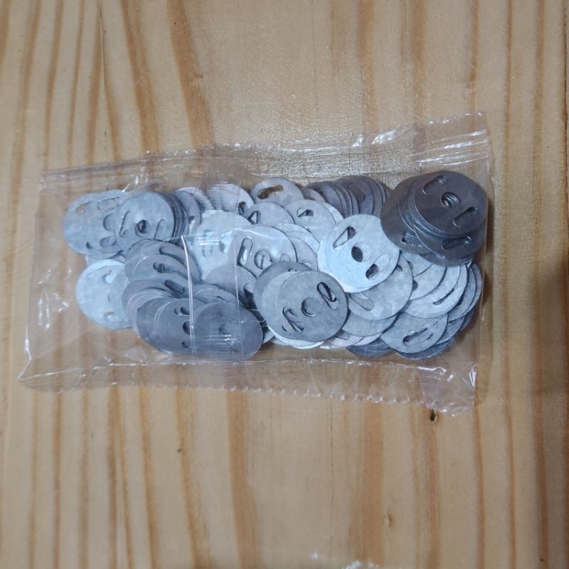 KANCING MAGNET TAS / DOMPET UK.18 MM NIKEL