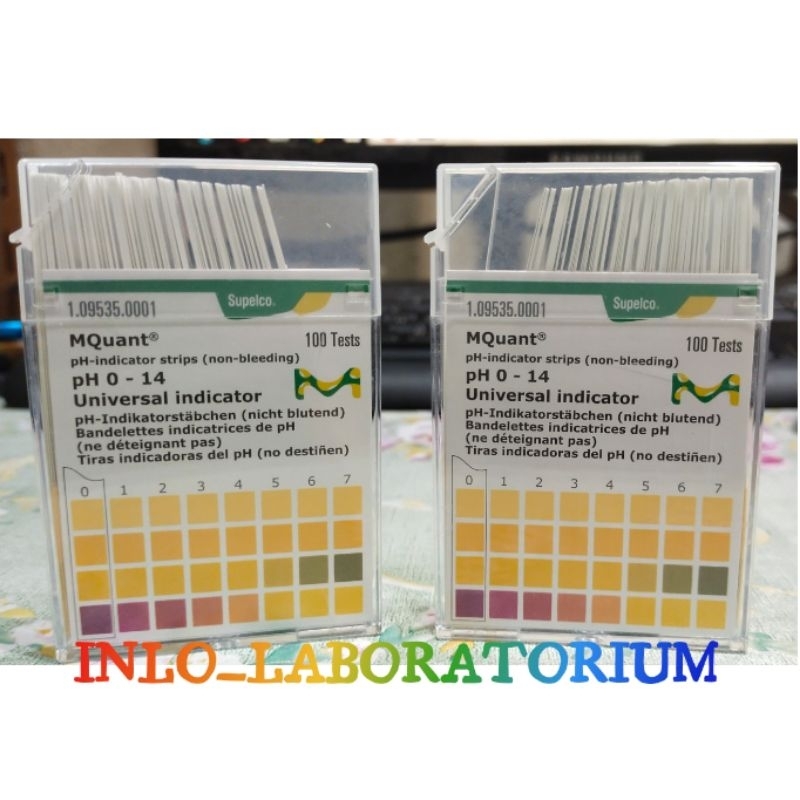 Kertas pH indikator/Indikator Universal/pH Indikator Universal/pH Universal MERCK