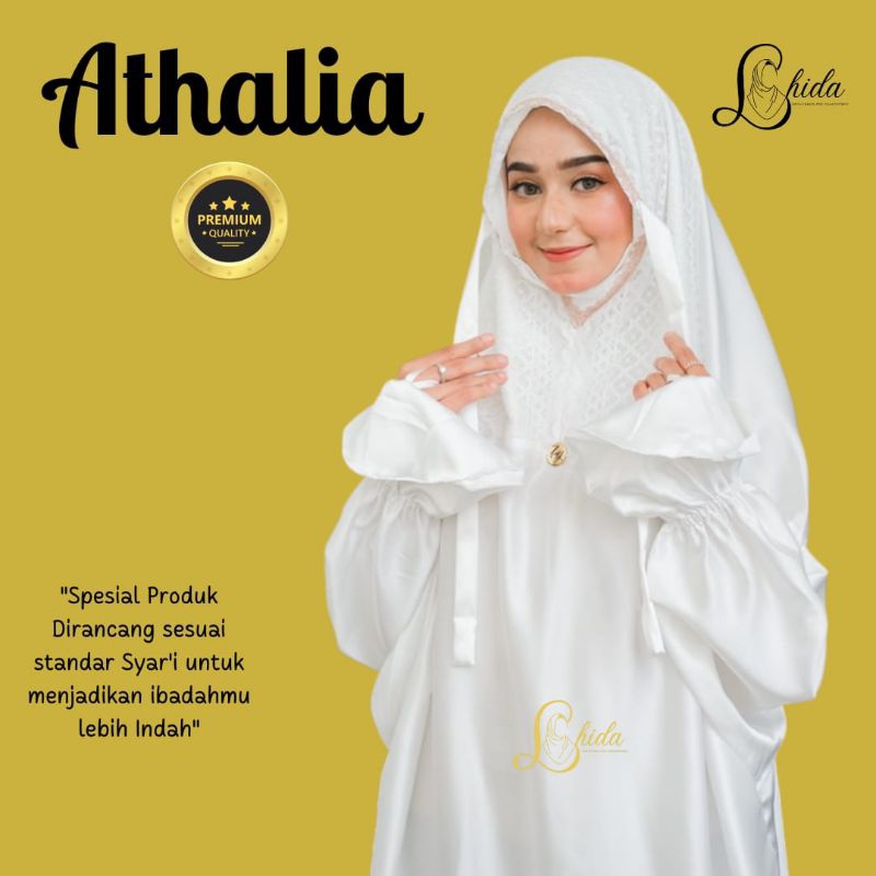 Mukena Premium Lajuran Terusan Sutra Silky LHida