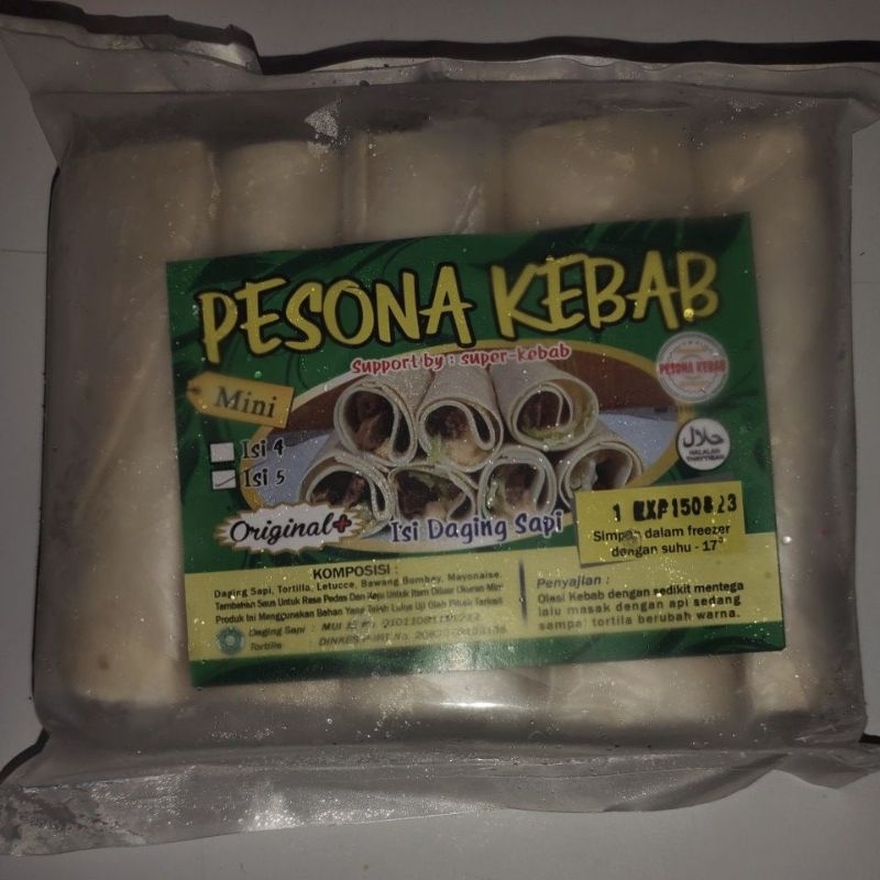 

pesona kebab mini isi 5