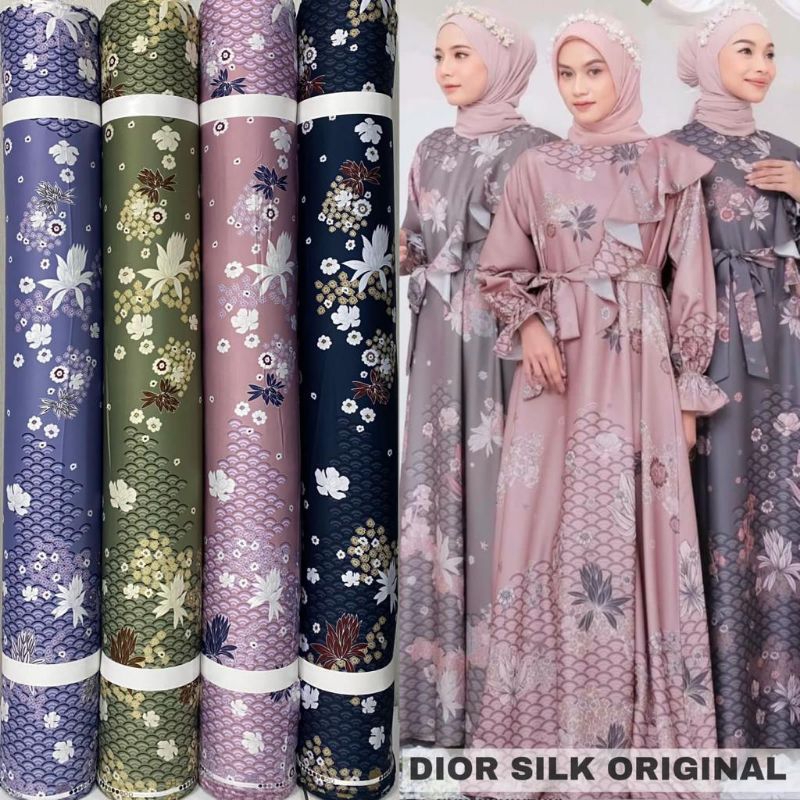 Kain Dr Silk Motif Andhaya harga setengah meter
