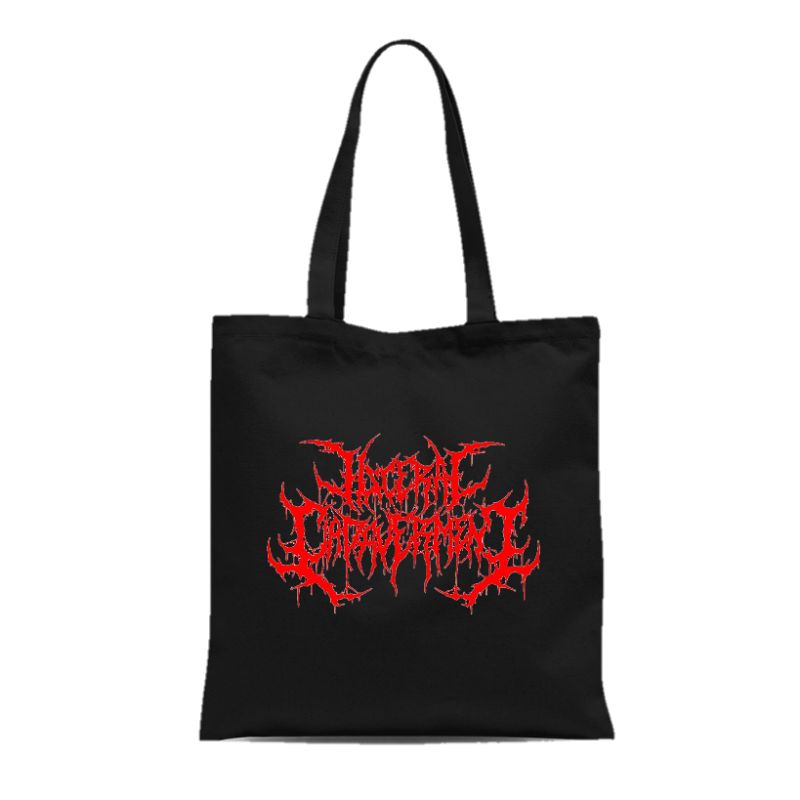 TOTE BAG KANVAS RESLETING PRIA WANITA / TOTEBAG TAS TERMURAH BAND VISCERAL CADAVERMENT /TOTE BAG TAS PRIA WANITA HITAM KANVAS TERMURAH