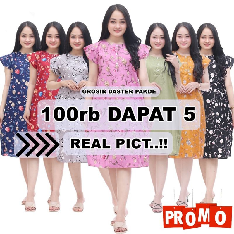 Daster mama muda/ daster karakter/daster wanita murah/dress kekinian